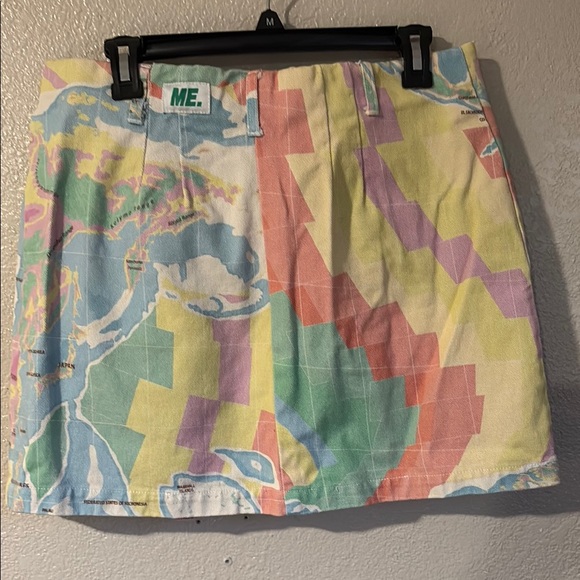 Melody Ehsani Pastel Map print utility skirt - Picture 3 of 6